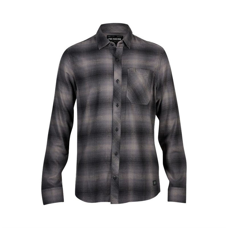 košile FOX - Survivalist Flannel Black (001)