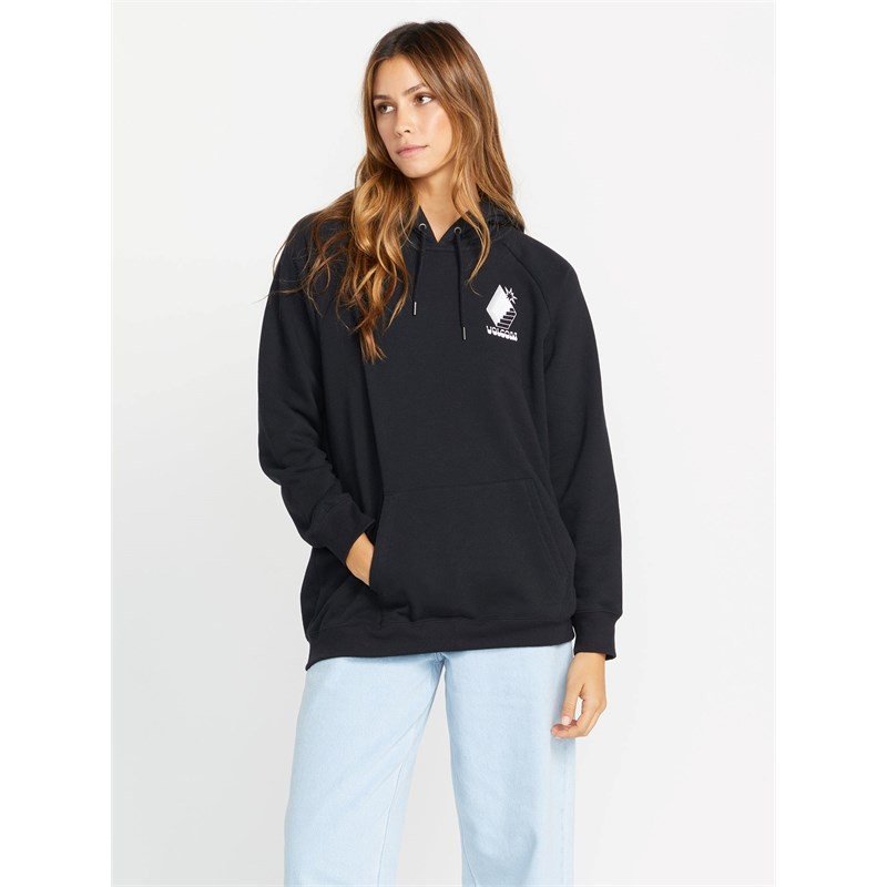 mikina VOLCOM - Truly Stoked Bf Po Black (BLK) velikost: S