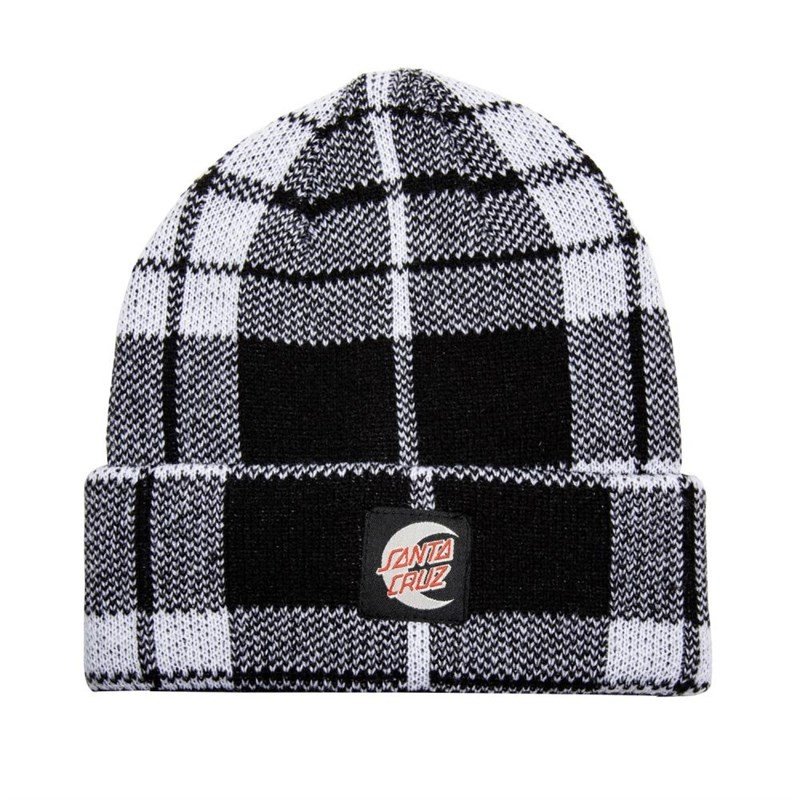 kulich SANTA CRUZ - Moon Dot Black White Check (BLACK WHITE CHECK)