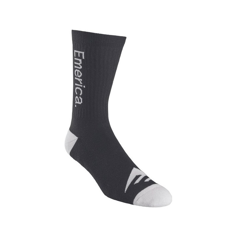ponožky EMERICA - Emerica Pure Crew Black White (976) velikost: OS