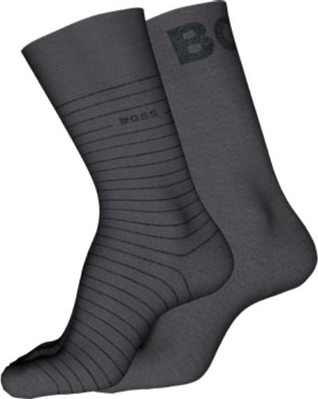 Hugo Boss 2 PACK - pánské ponožky BOSS 50503547-033 39-42