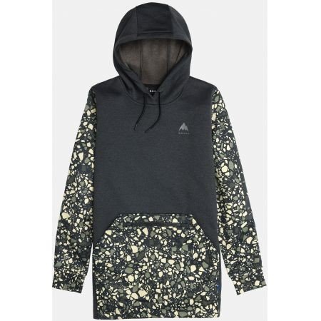 Mikina Burton Oak Long Hdd Po Wms - Černá - L