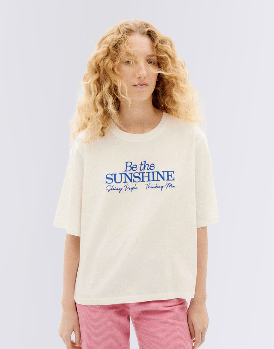Thinking MU Be The Sunshine T-Shirt SNOW WHITE XS