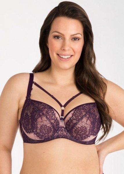 Gorsenia K 801 Violet Podprsenka měkká 70F fialová