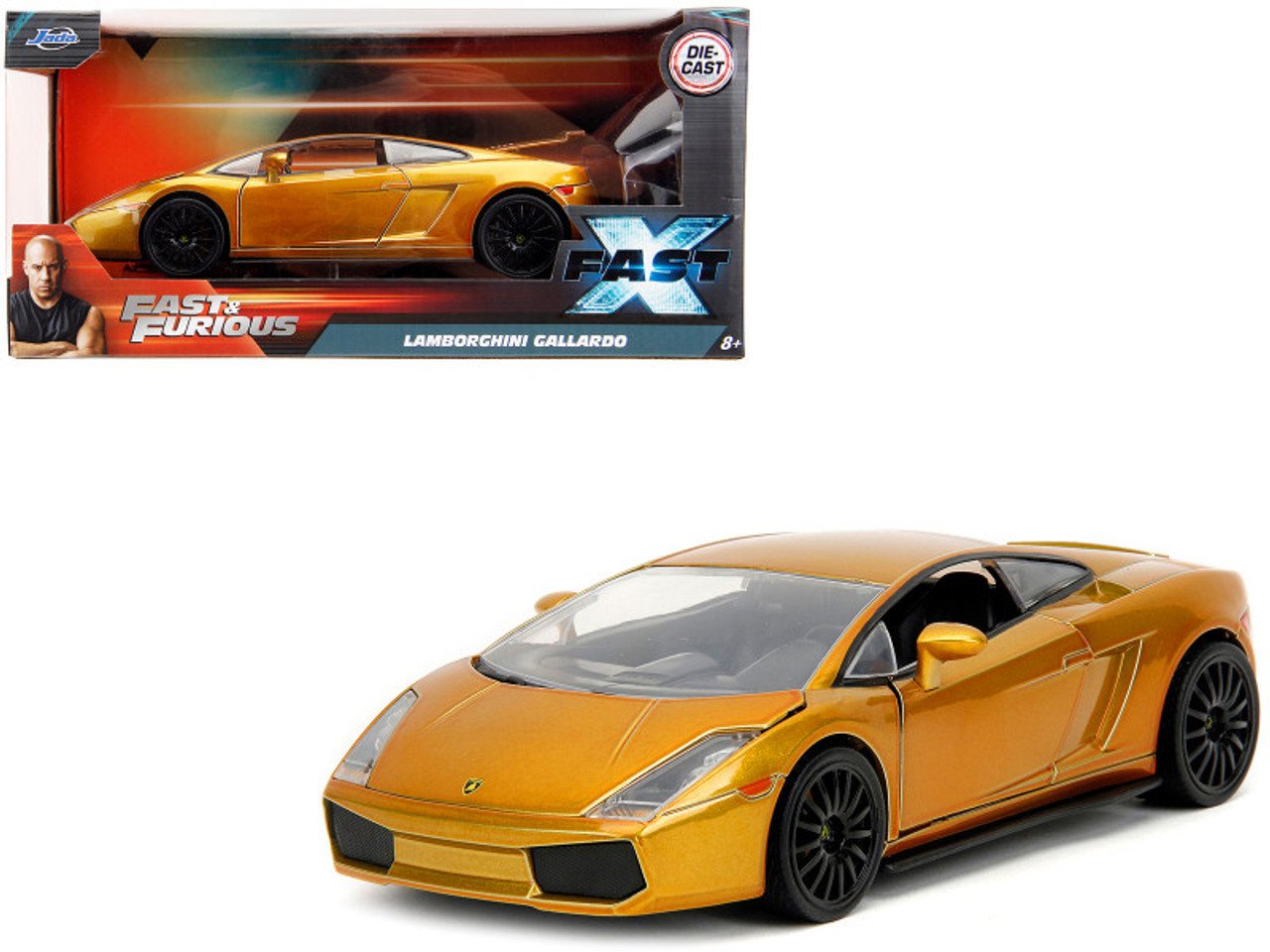 Jada Toys | Fast & Furious (Fast X) - Diecast Model 1/24 Lamborghini Gallardo Gold