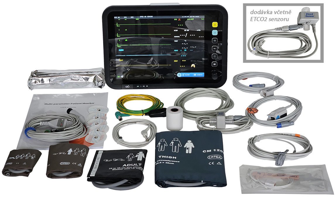 OLIVE Electronic Technology CO, Ltd. MULTIPARAMETROVÝ MONITOR OLIVE OLV-8000C včetně ETCO2