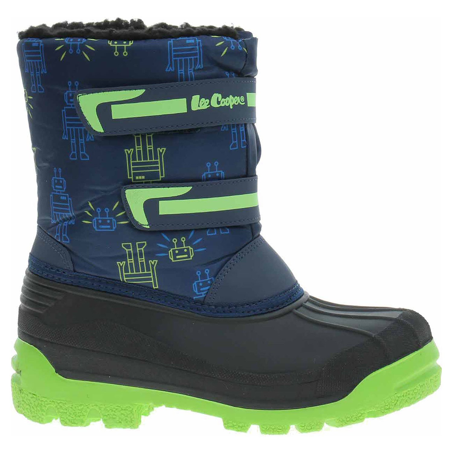 Ecco Chlapecké sněhule Lee Cooper LCJ-23-44-2006K navy-lime 29800059