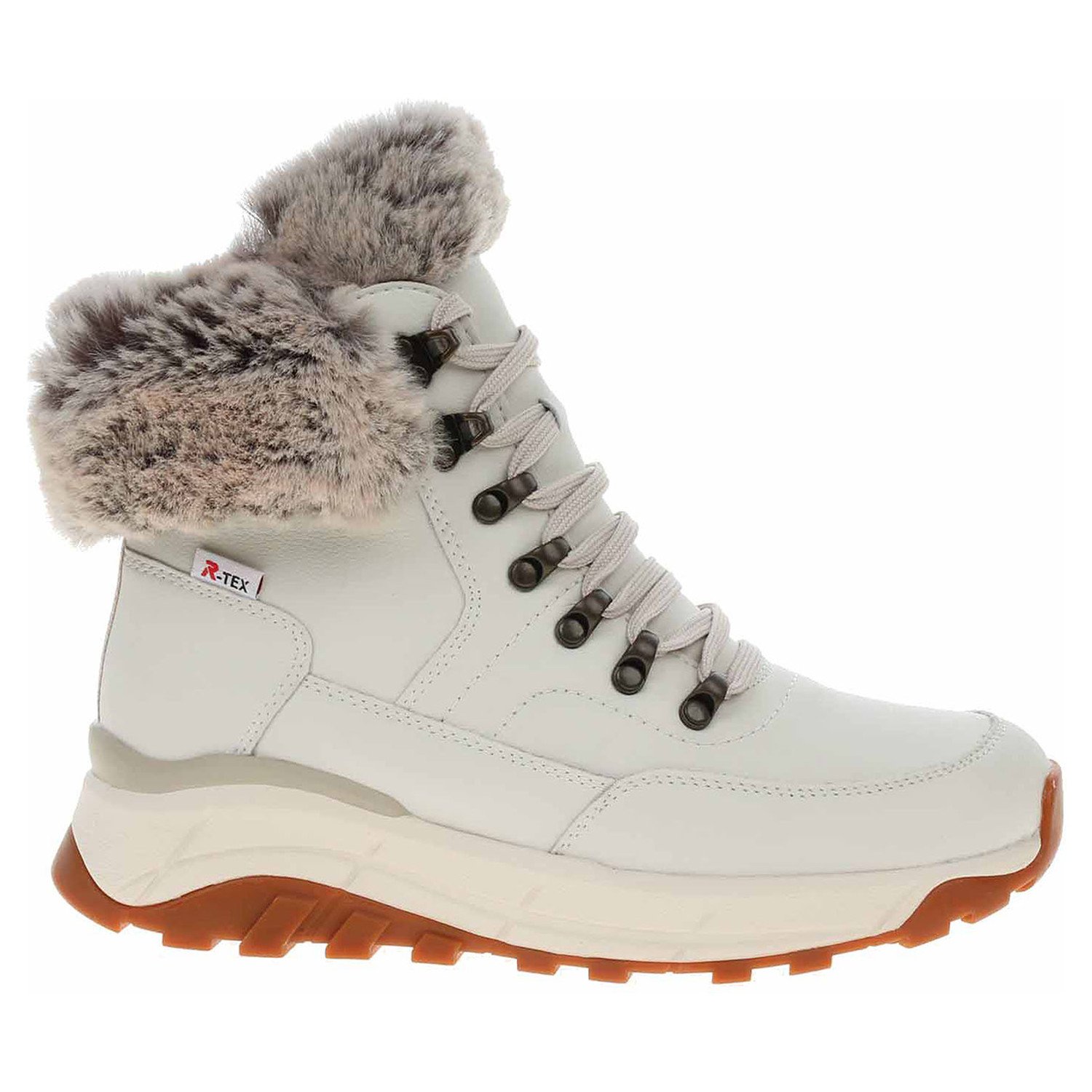 Ecco Dámská kotníková obuv Rieker W0063-80 weiss 22401221