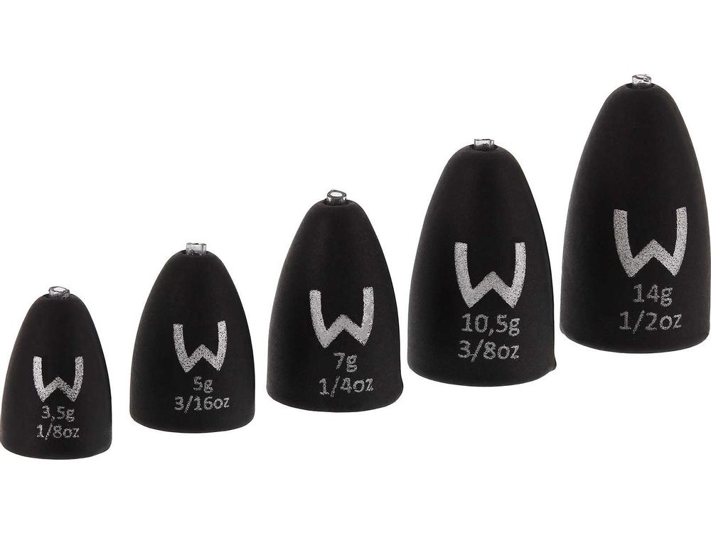 Westin Zátěže Add-It Tungsten Bullet Matte Black - 14g 2ks