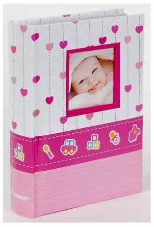 Fotoalbum dětské 200 růžové