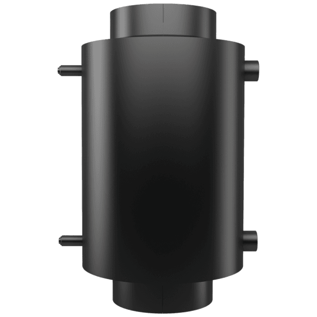 Kratki teplovodní výměník TURBODYM o200mm s chladící smyčkou