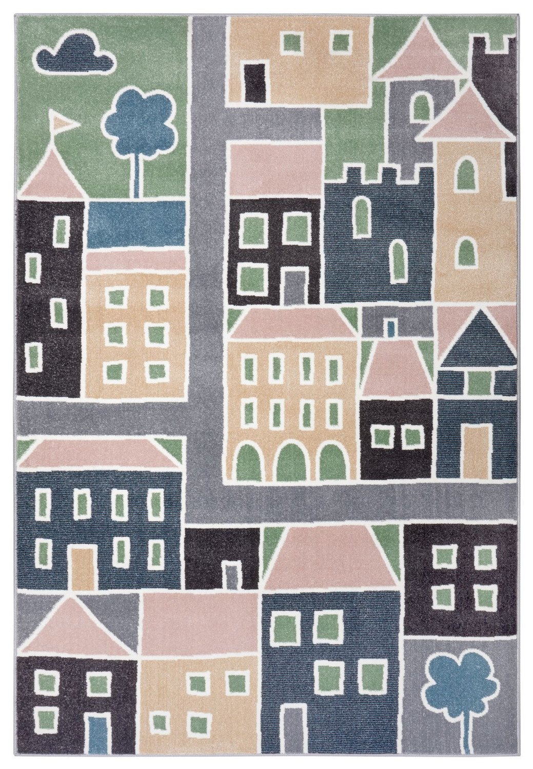 Dětský koberec New Adventures 105320 Pastel Colors Multicolored - 120x170 cm Hanse Home Collection koberce