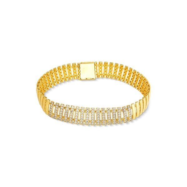 Náramek se syntetickými kameny 266-569-5296 19-13.45g