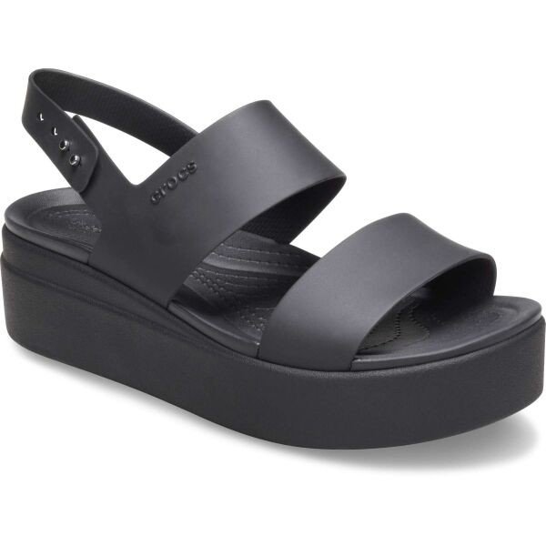 Crocs BROOKLYN LOW WEDGE W Dámské sandály, černá, veľkosť 39/40