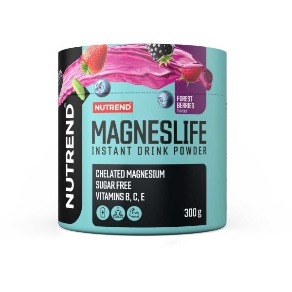 Nutrend MAGNESLIFE INSTANT DRINK POWDER 300 G LESNÍ PLODY Doplněk stravy, , veľkosť 300 G