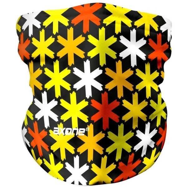 AXONE FLAKE Dětský nákrčník, žlutá, veľkosť UNI