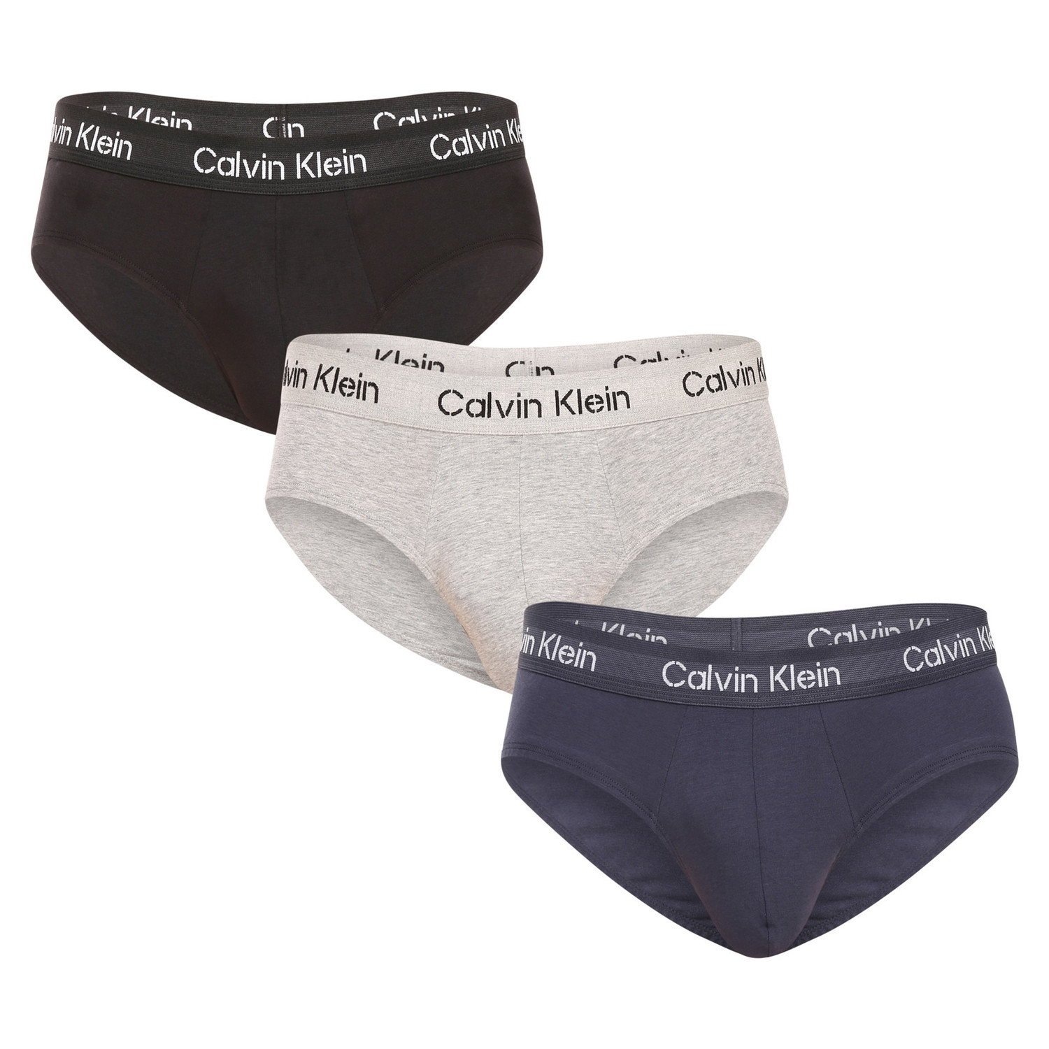 3PACK pánské slipy Calvin Klein vícebarevné (NB3704A-KDX) XL