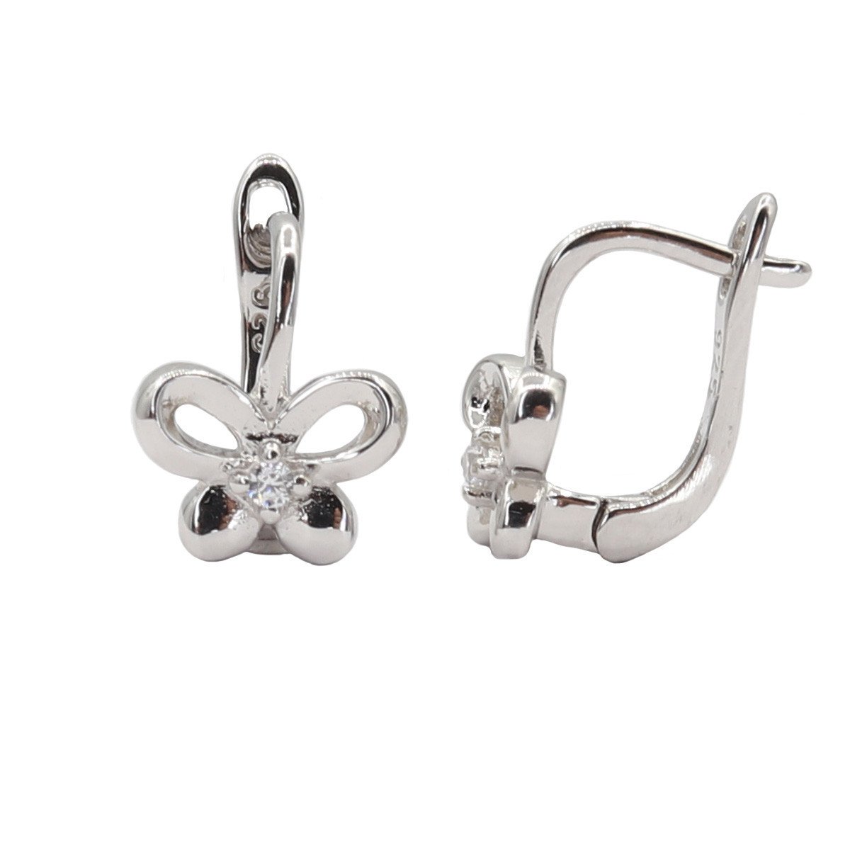 Stříbrné náušnice 104799