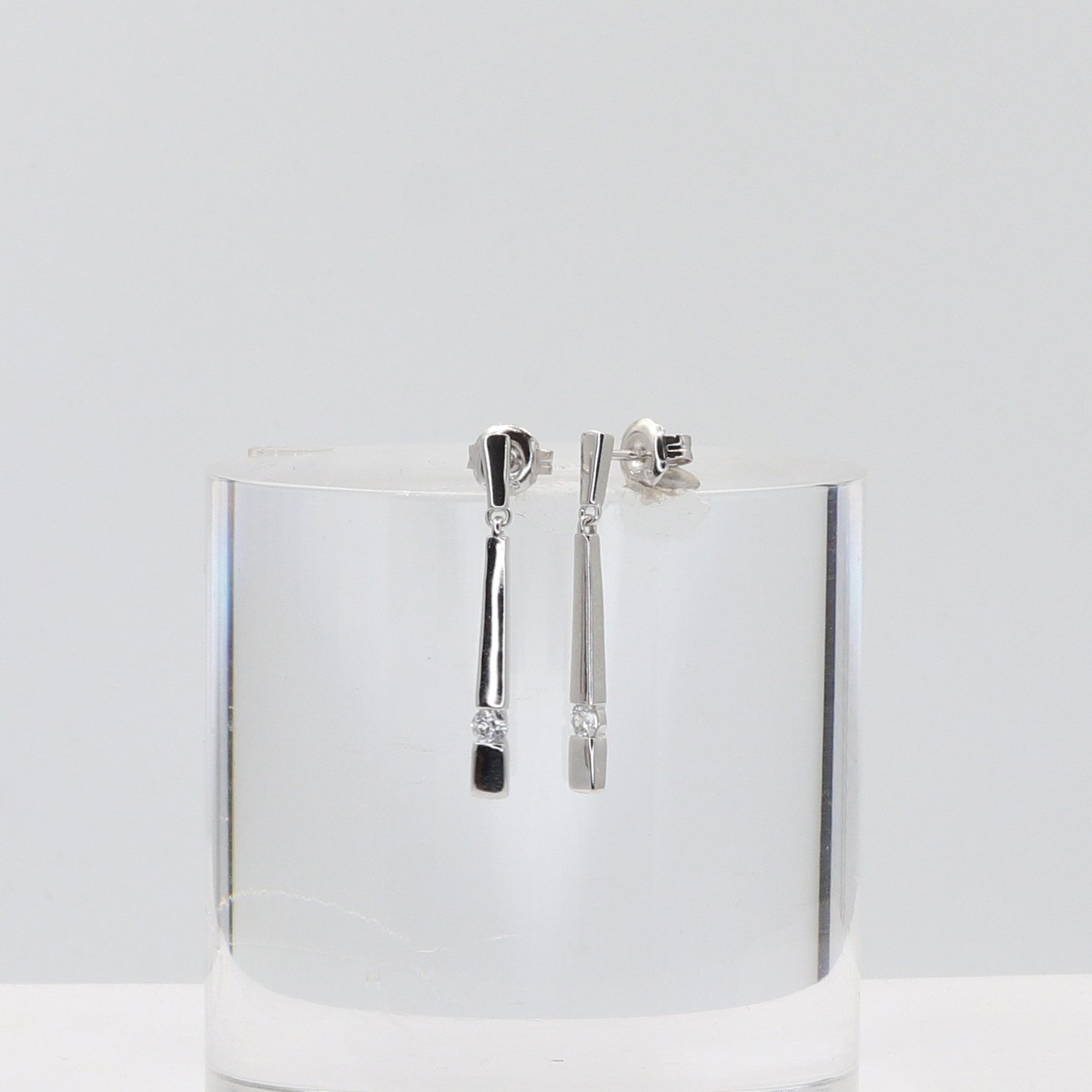 Stříbrné náušnice 104824