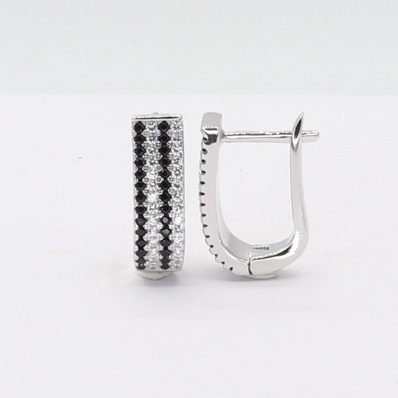 Stříbrné náušnice 104855