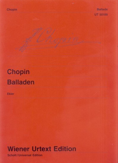 Balady | CHOPIN, Fryderyk, CHOPIN, Fryderyk