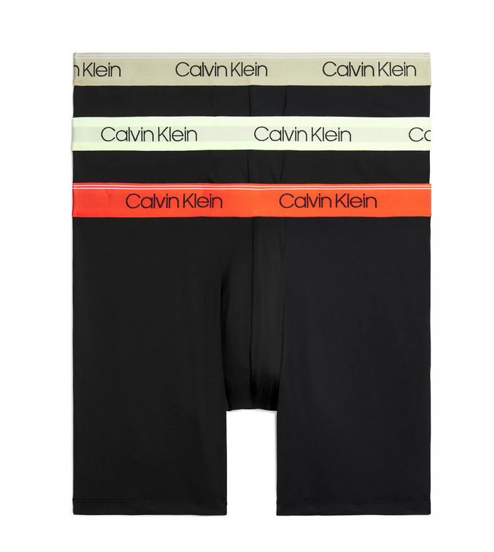 3PACK pánské boxerky Calvin Klein černé (NB2570A-GTK) S
