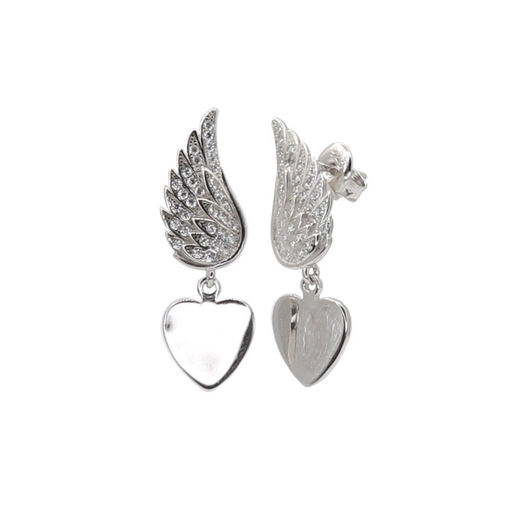 Stříbrné náušnice 104830