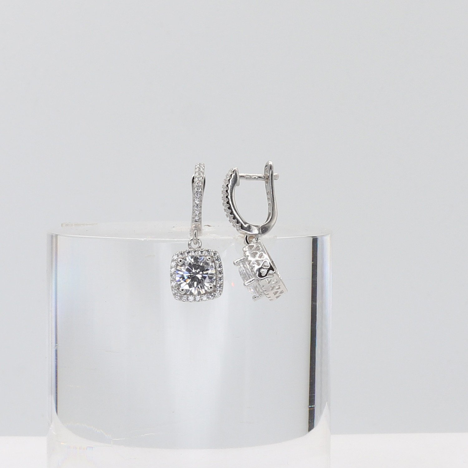 Stříbrné náušnice 104834