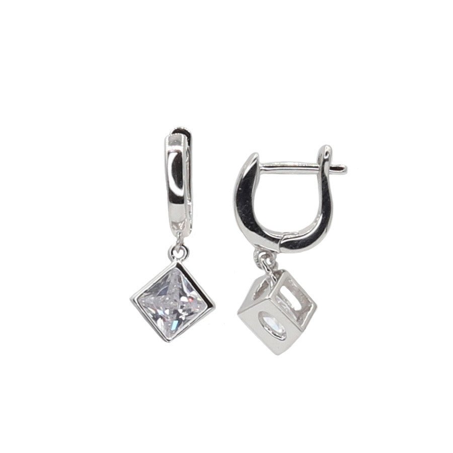 Stříbrné náušnice 104837