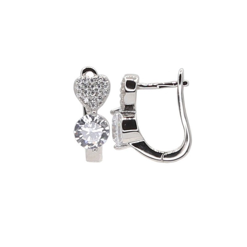 Stříbrné náušnice 104839