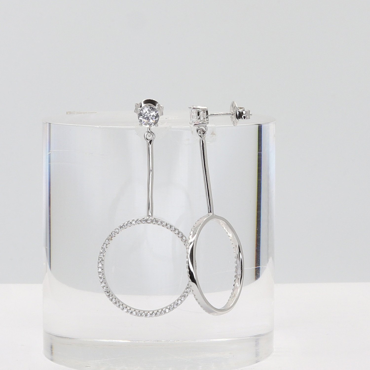 Stříbrné náušnice 104864