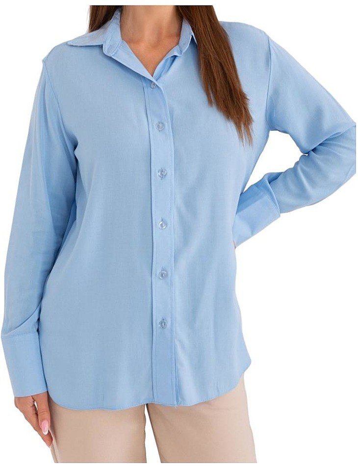 Světle modrá klasická košile s límečkem