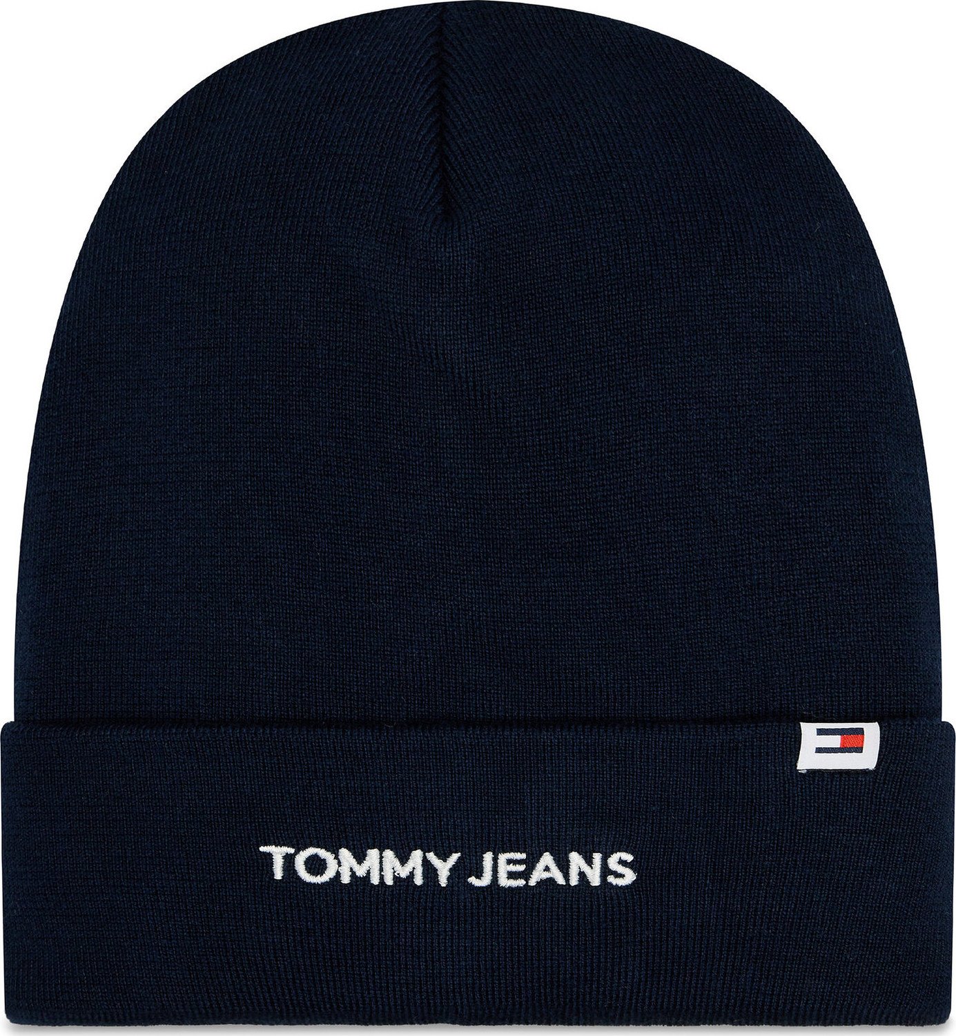 Čepice Tommy Jeans Linear Logo AW0AW15843 Dark Night Navy C1G