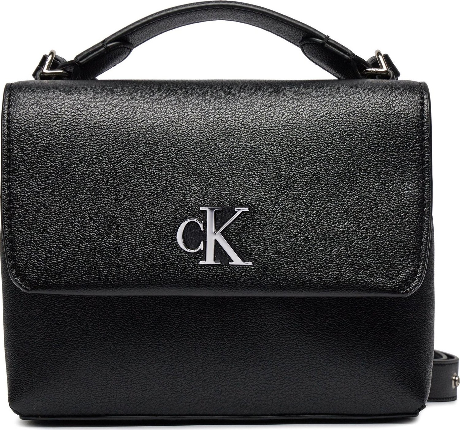 Kabelka Calvin Klein Jeans Minimal Monogram Top Handle22 K60K611868 Black BDS