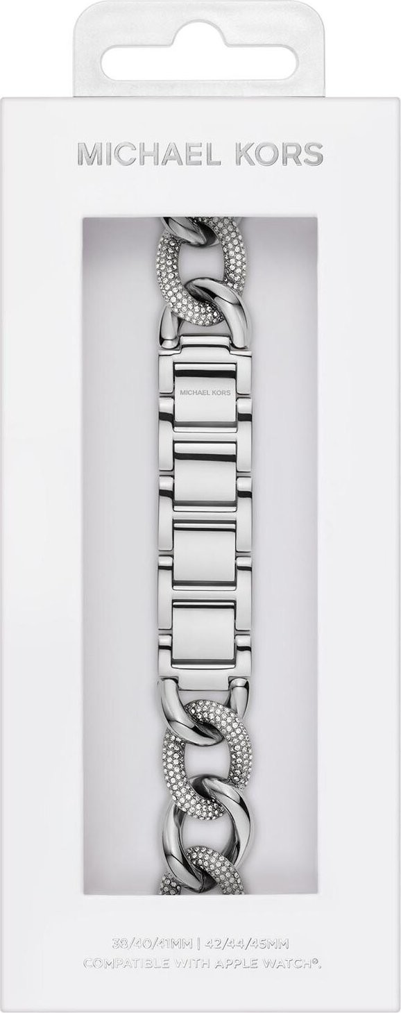 Vyměnitelný pásek do hodinek Apple Watch Michael Kors MKS8058E Stříbrná