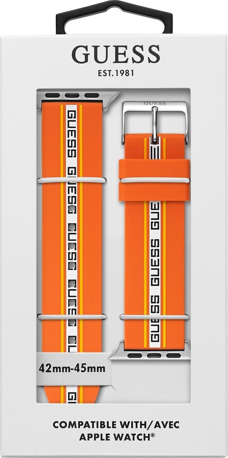 Vyměnitelný řemínek na chytré hodinky Guess CS3007S3 Oranžová