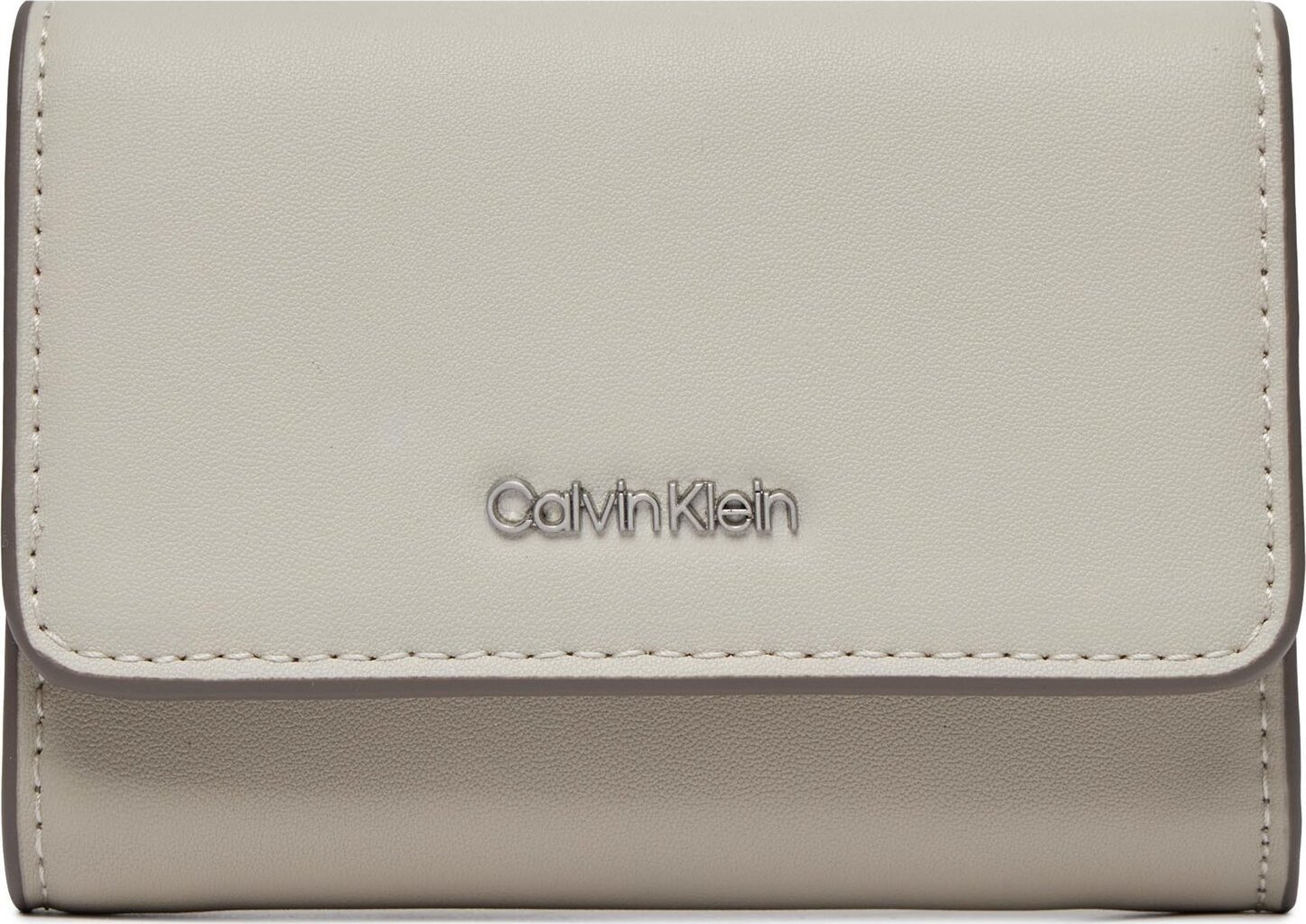 Velká dámská peněženka Calvin Klein Ck Must Trifold Sm_Block K60K611435 Dk Ecru/ Stony Beige/ Medium Taupe PC4
