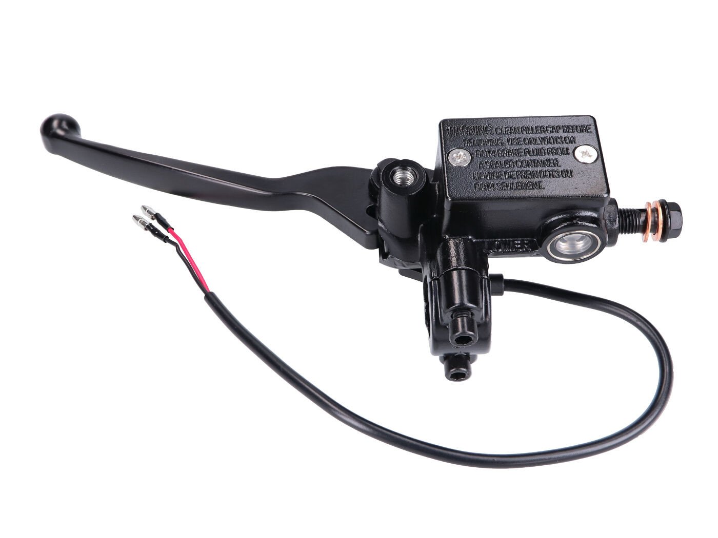 OEM Standard Brzdová pumpa levá černá, NiU N1S, China skútry 49185