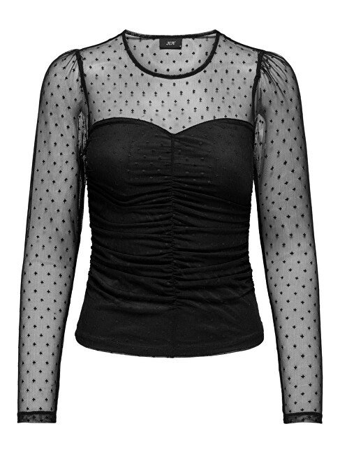 Jacqueline de Yong Dámské triko JDYGABBY Regular Fit 15305356 Black XS