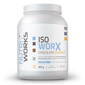 NutriWorks Iso Worx Low Lactose 900g čokoláda pomeranč