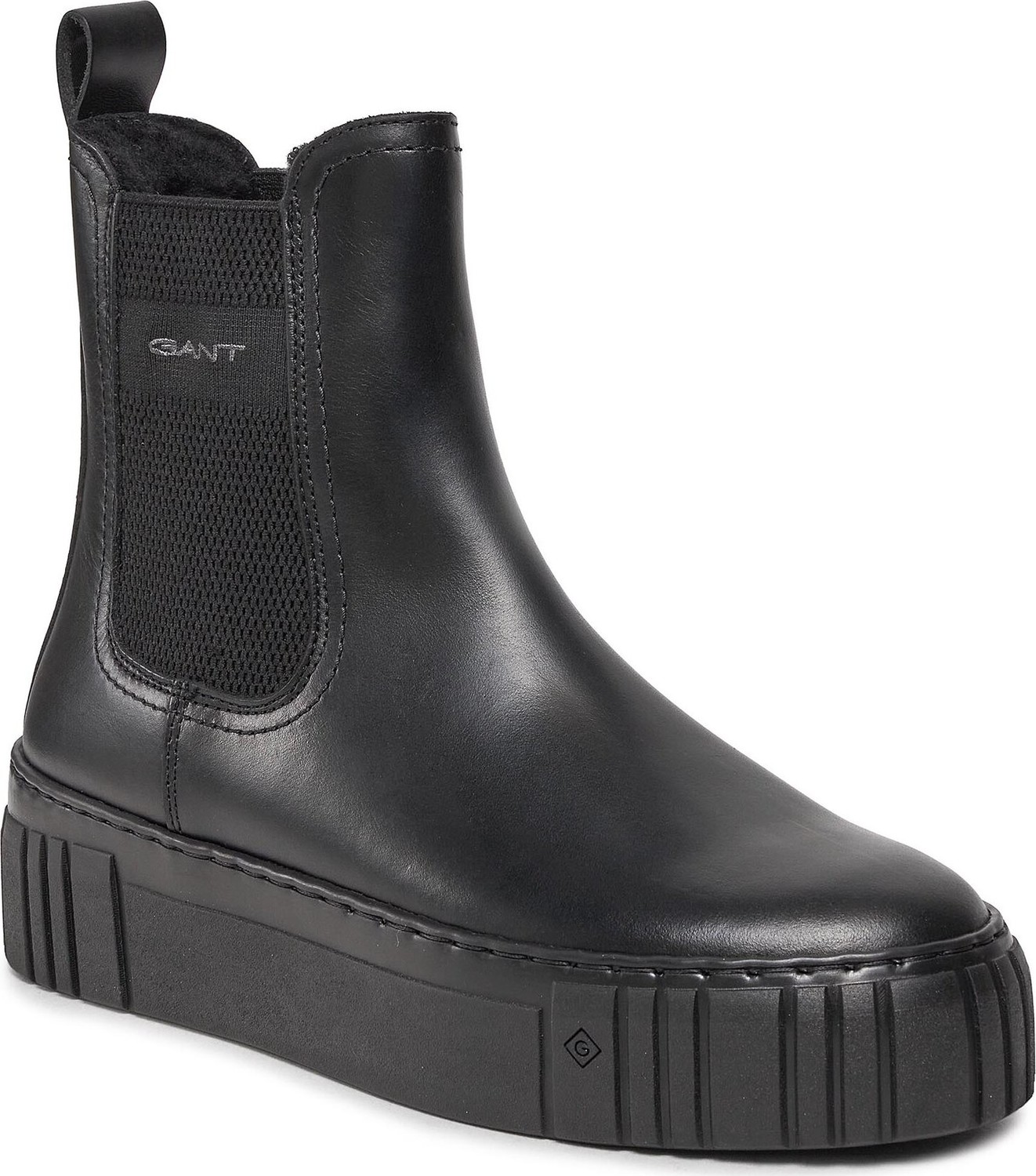Kotníková obuv s elastickým prvkem Gant Snowmonth Chelsea Boot 27551372 Black