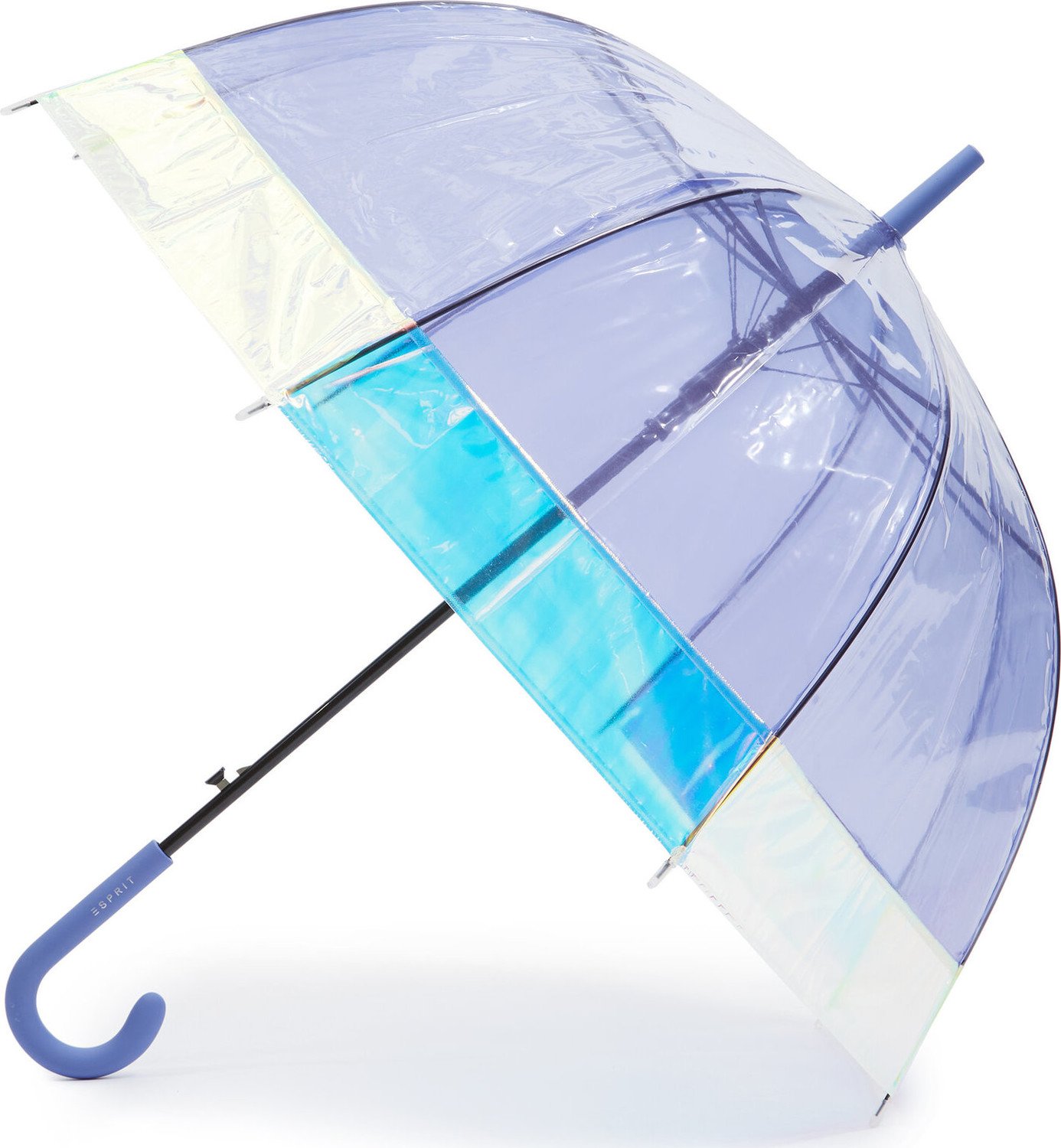 Deštník Esprit Long AC 58684 Transparent Shiny Border Lolite