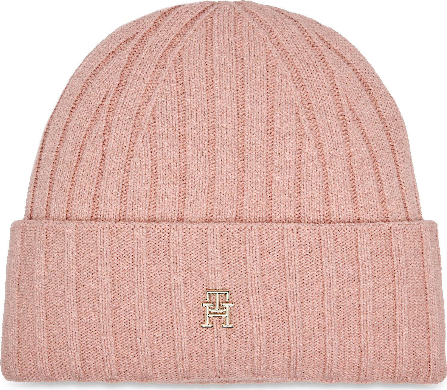 Čepice Tommy Hilfiger Essential Chic Beanie AW0AW15779 Whimsy Pink TJQ