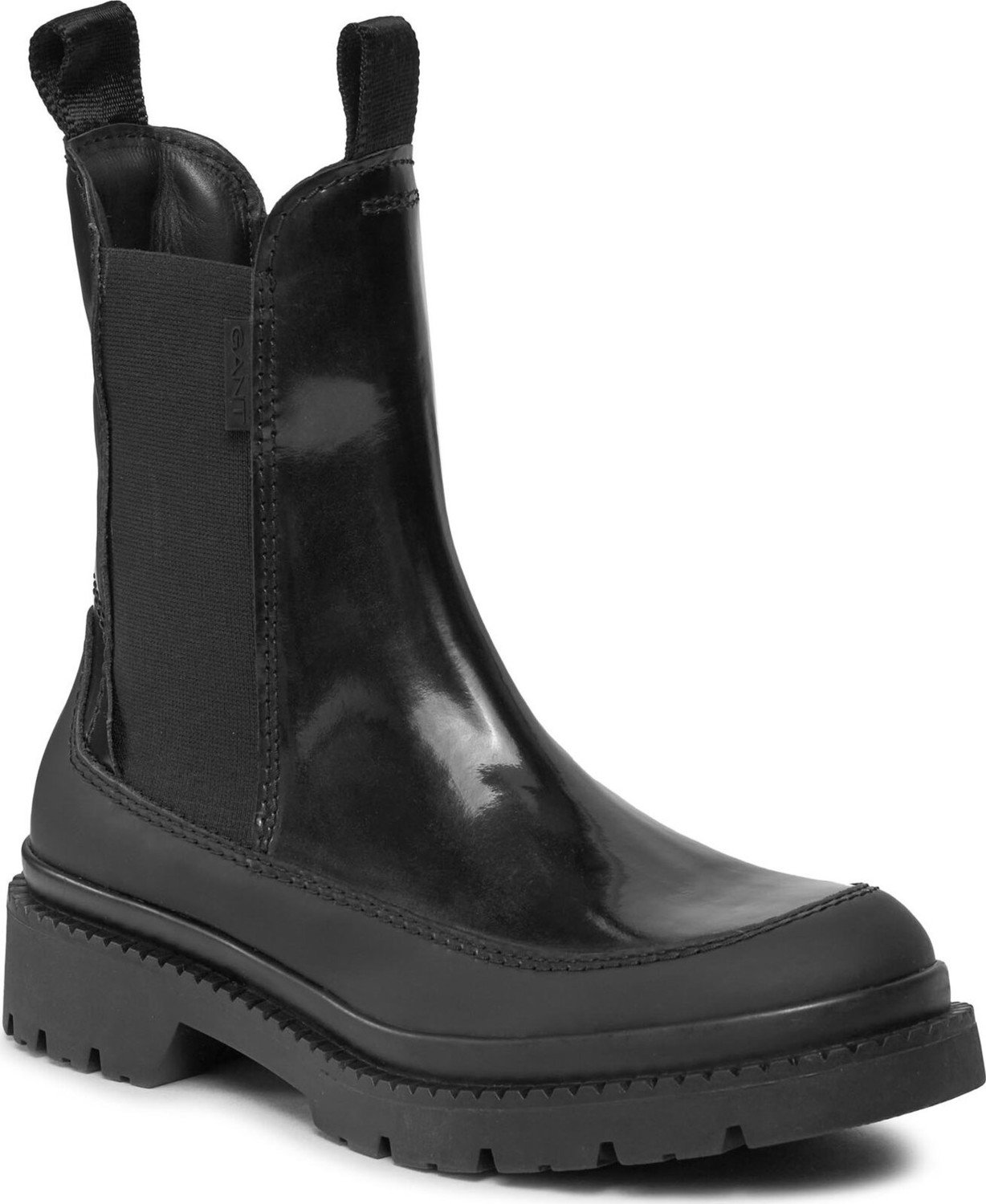 Kotníková obuv s elastickým prvkem Gant Prepnovo Chelsea Boot 27551365 Black