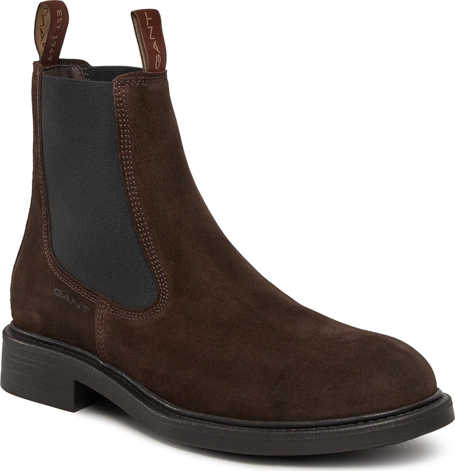 Kotníková obuv s elastickým prvkem Gant Millbro Chelsea Boot 27633415 Dark Brown