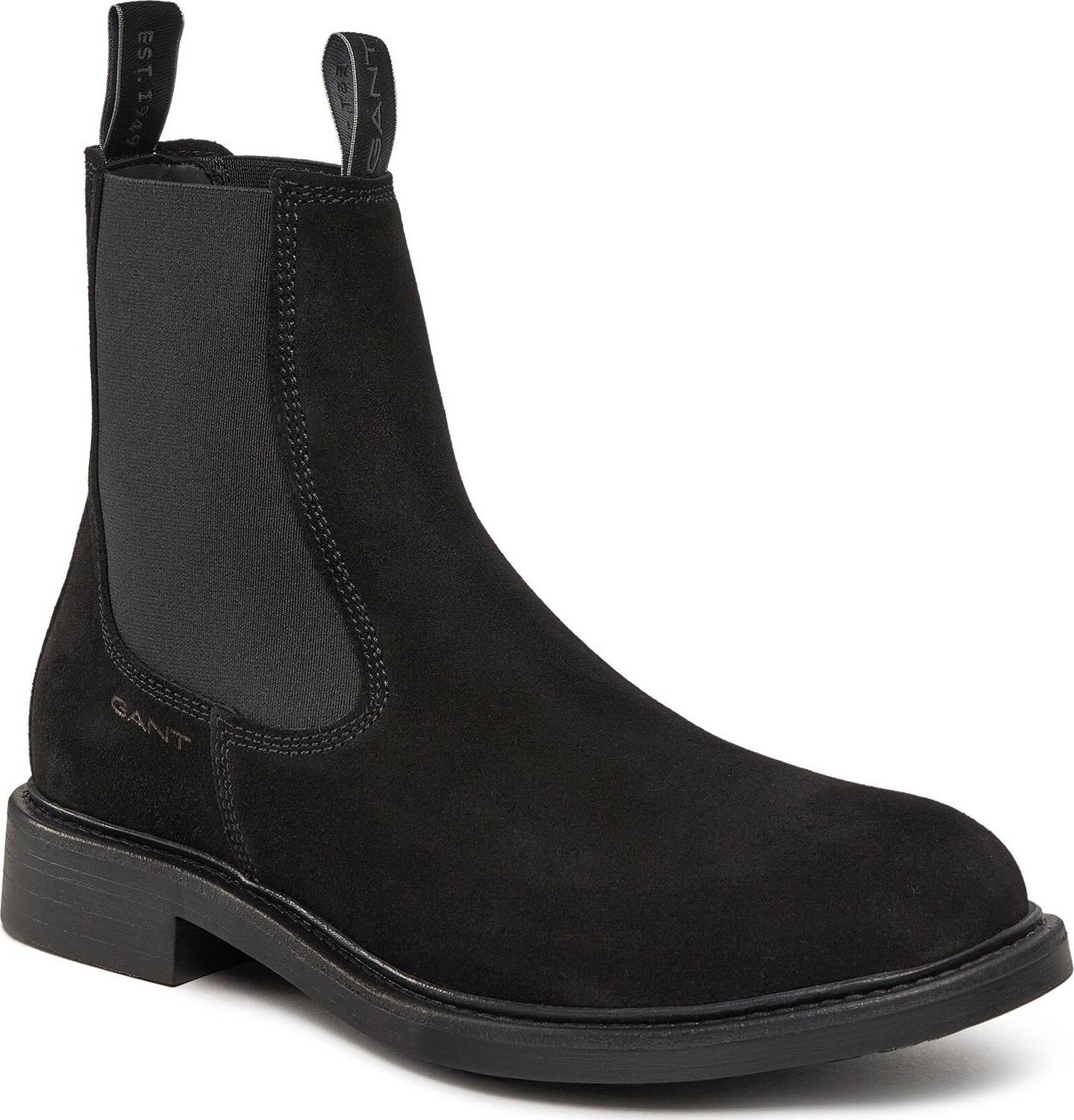 Kotníková obuv s elastickým prvkem Gant Millbro Chelsea Boot 27633415 Black