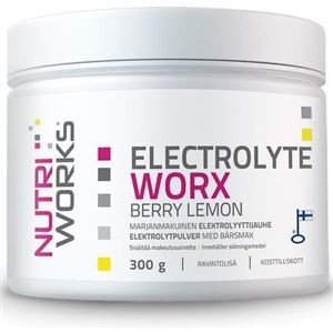 NutriWorks Electrolyte Worx 300g berry lemon