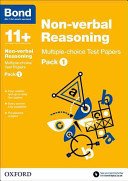 Bond 11+: Non-verbal Reasoning: Multiple-choice Test Papers - Pack 1 (Baines Andrew)(Paperback / softback)