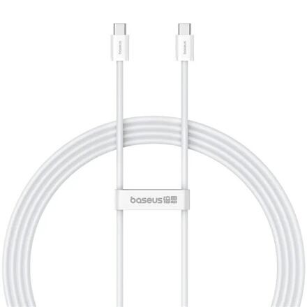 Baseus Superior Series 2 Fast Charging Datový Kabel USB-C - USB-C 30W 1m Moon White P10365200211-00