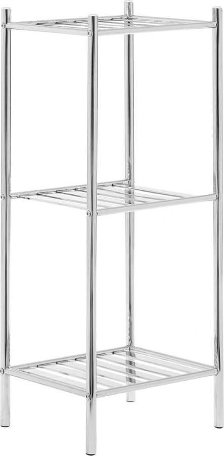 Koupelnový regál ve stříbrné barvě 33x78 cm – Premier Housewares